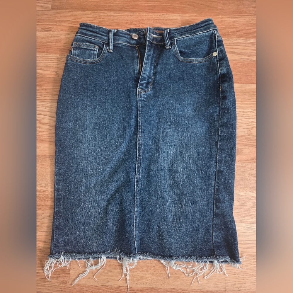 Judy Blue Classic Blue Denim Skirt